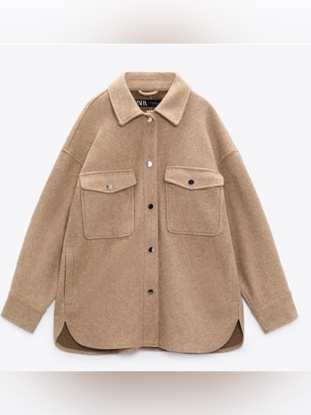 Zara Bloggers Fav Oversized Shacket Sz Large